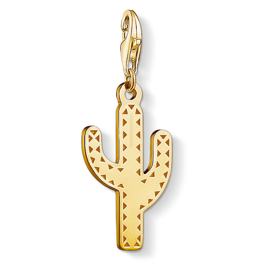 CHARM CLUB PLATED CACTUS CHARM