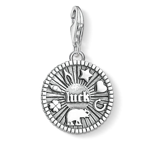 CHARM CLUB STERLING SILVER LUCK CHARM