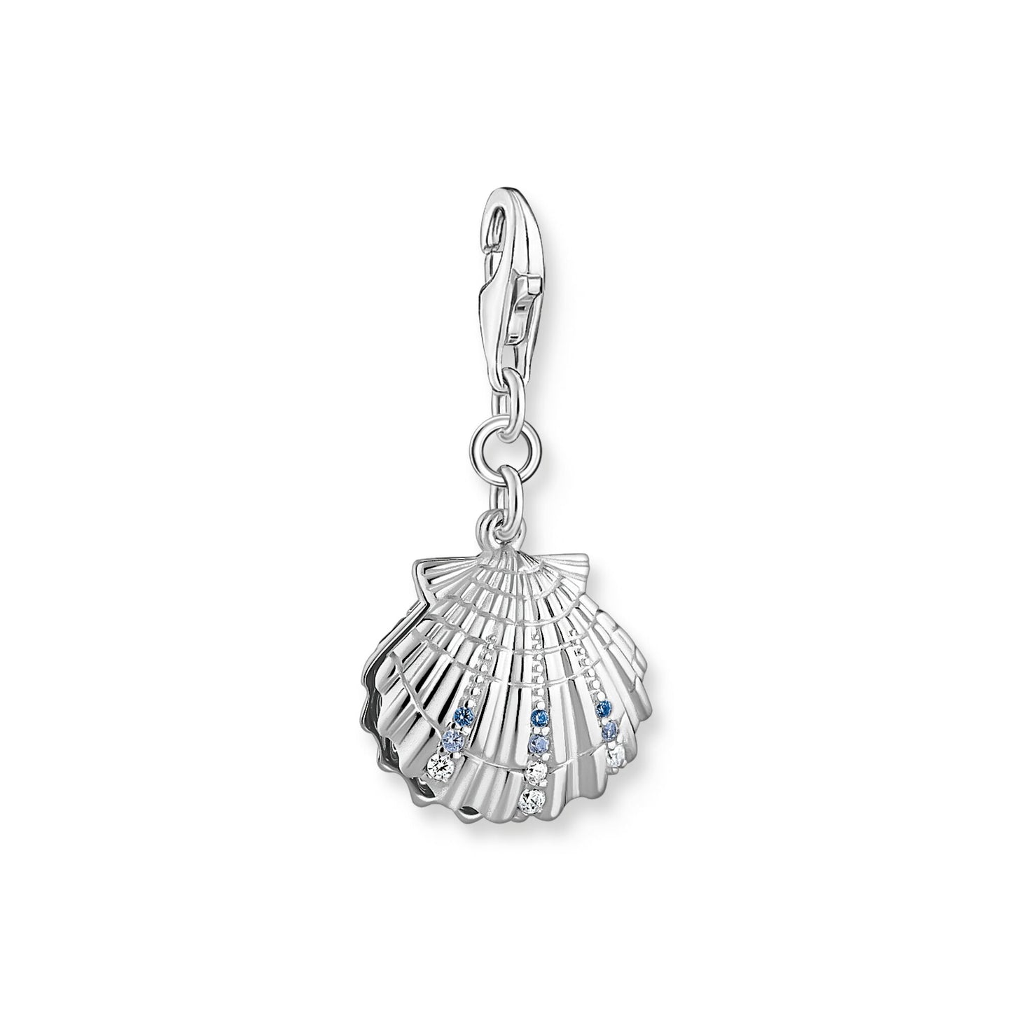 CHARM CLUB STERLING SILVER FRESHWATER PEARL IN SHELL CHARM