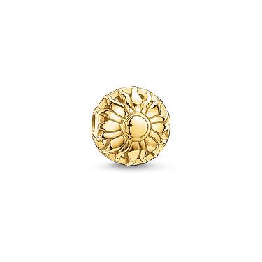 KARMA BEAD - STERLING SILVER YELLOW-GOLD PLATED SUNRISE BEAD