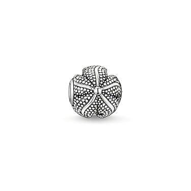 KARMA BEAD - STERLING SILVER OXIDISED STARFISH BEAD