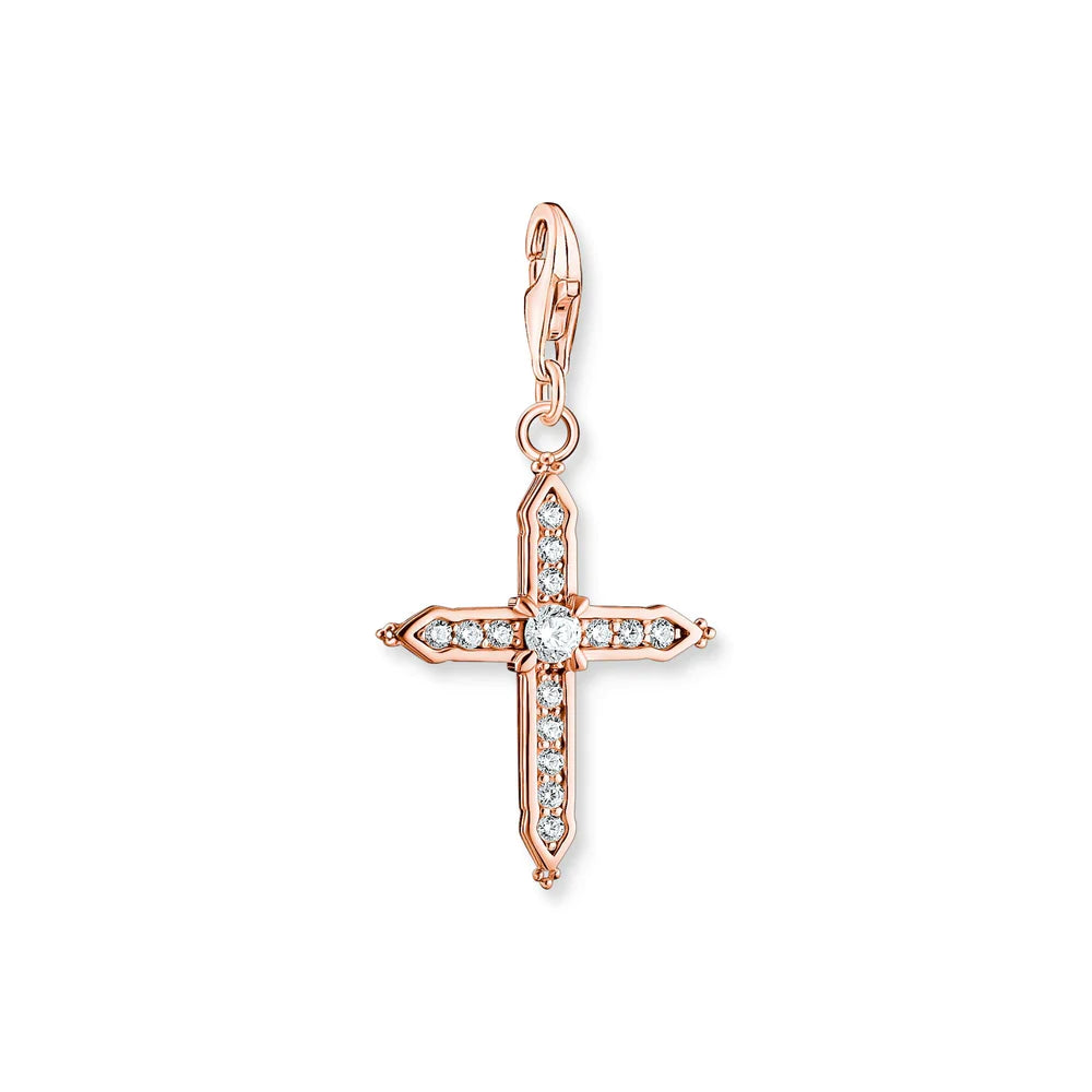 THOMAS SABO Necklace phoenix wing with pink stones rose gold – Carriage  Jewellers