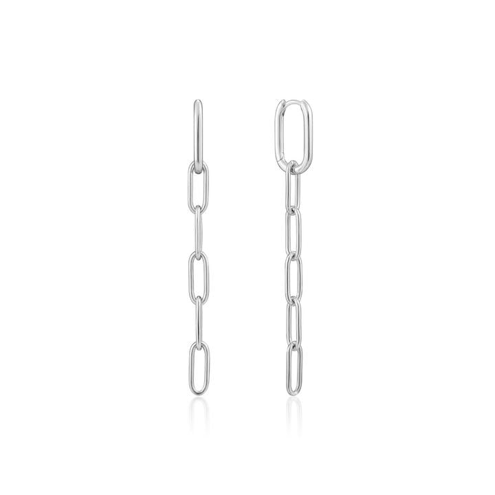 CHAIN REACTION CABLE LINK DROP EARRINGS