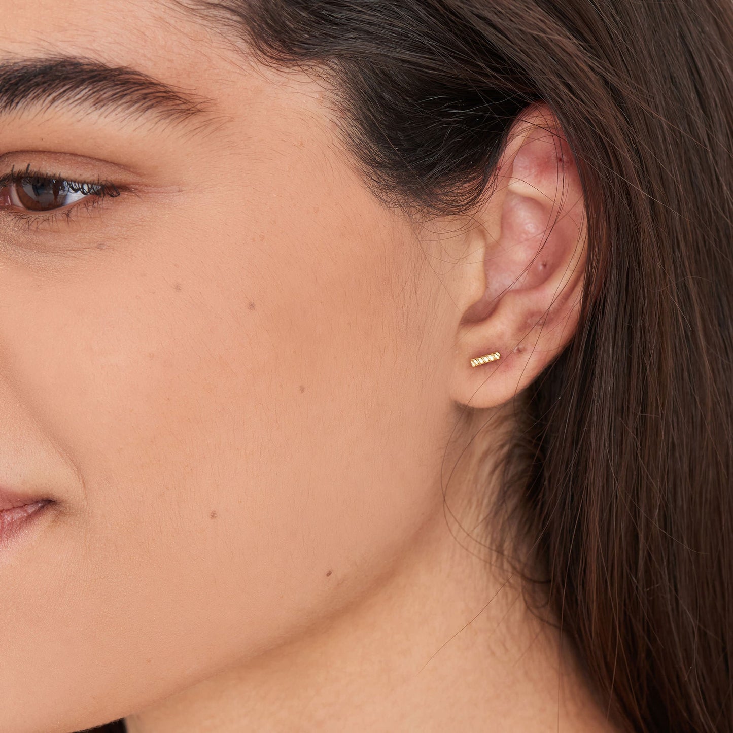 ROPES & DREAMS ROPE BAR STUD EARRINGS
