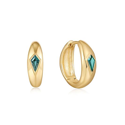 DAWN DOME HOOP EARRINGS
