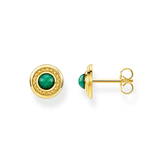 MAGIC GARDEN MALACHITE EARRINGS