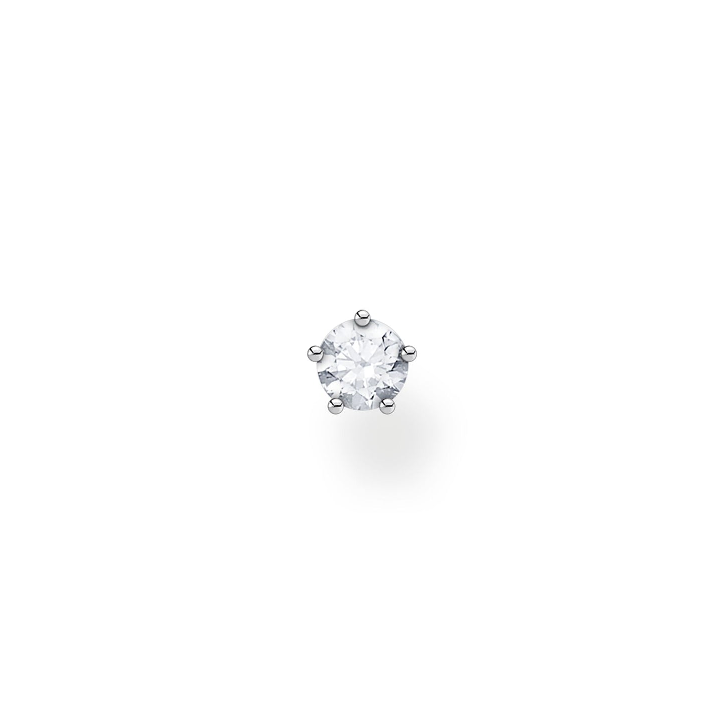 CHARMING COLLECTION SMALL CZ STUD EARRING SINGLE