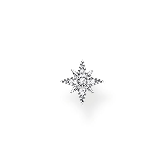CHARMING COLLECTION CZ STAR STUD EARRING SINGLE