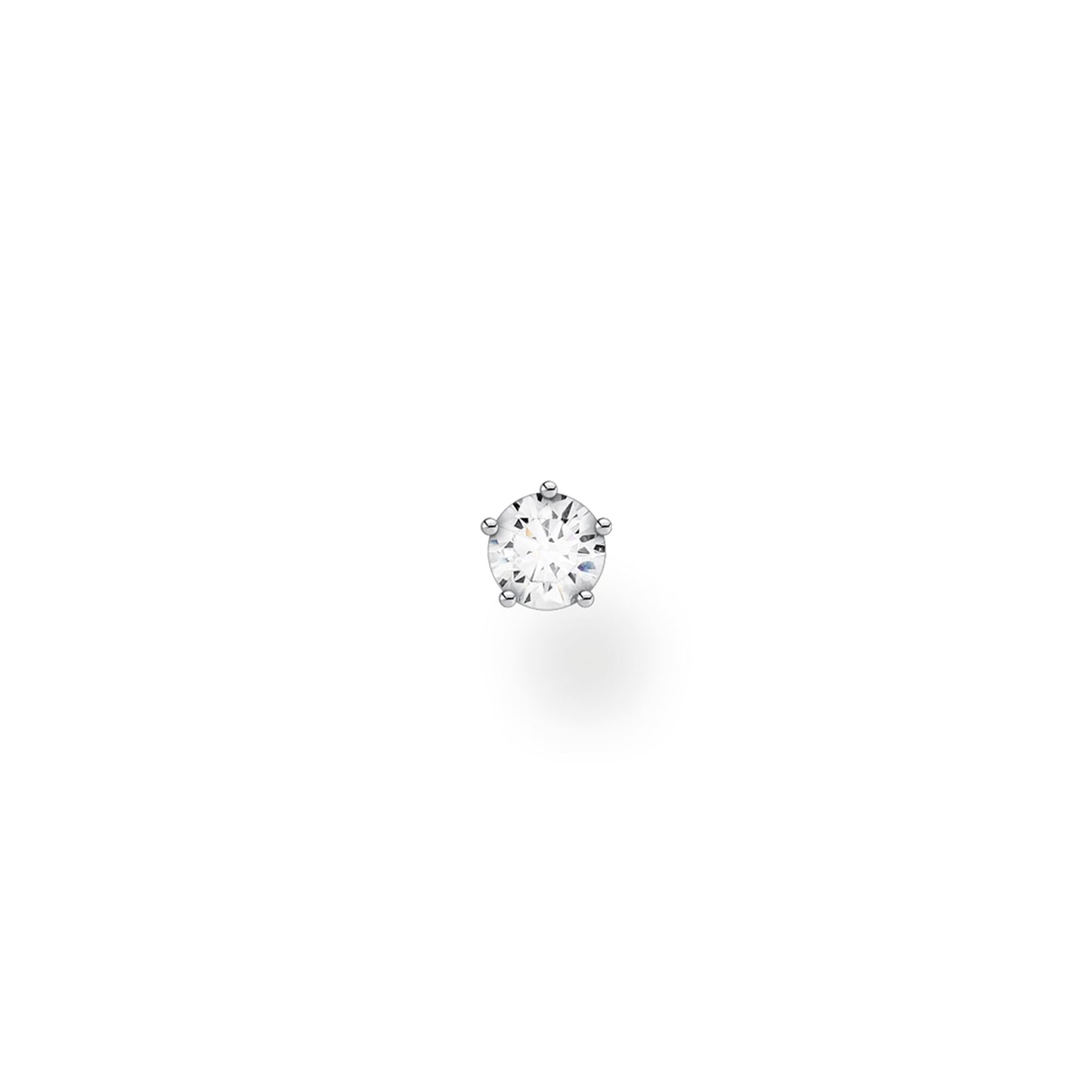 CHARMING COLLECTION EXTRA SMALL CZ STUD EARRING SINGLE