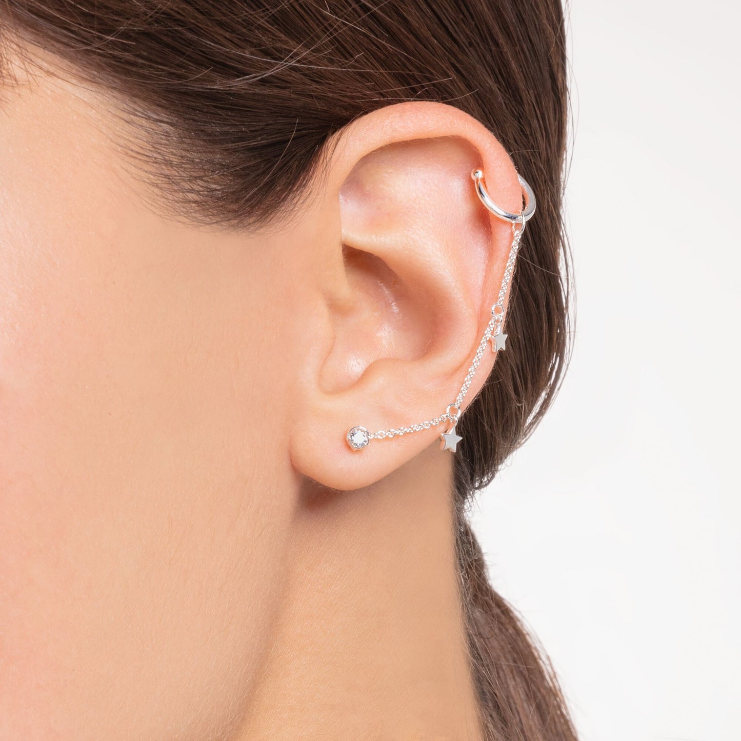 CHARMING COLLECTION EXTRA SMALL CZ STUD EARRING SINGLE