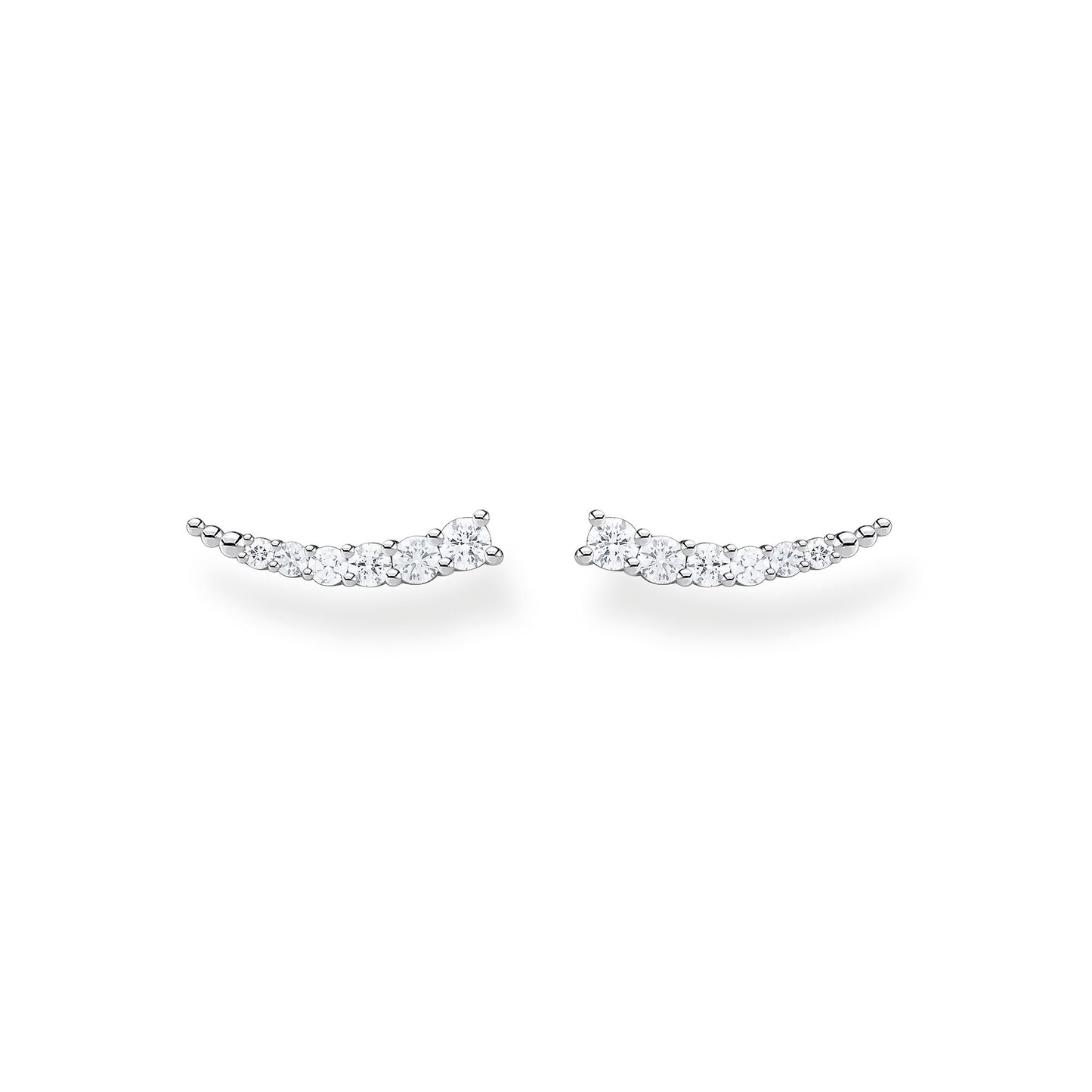 CHARMING COLLECTION CZ EAR CLIMBER EARRINGS