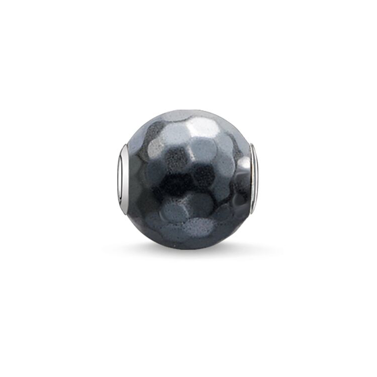 KARMA BEAD - HEMATITE FACETED BEAD