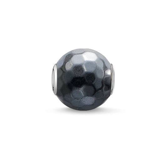 KARMA BEAD - HEMATITE FACETED BEAD