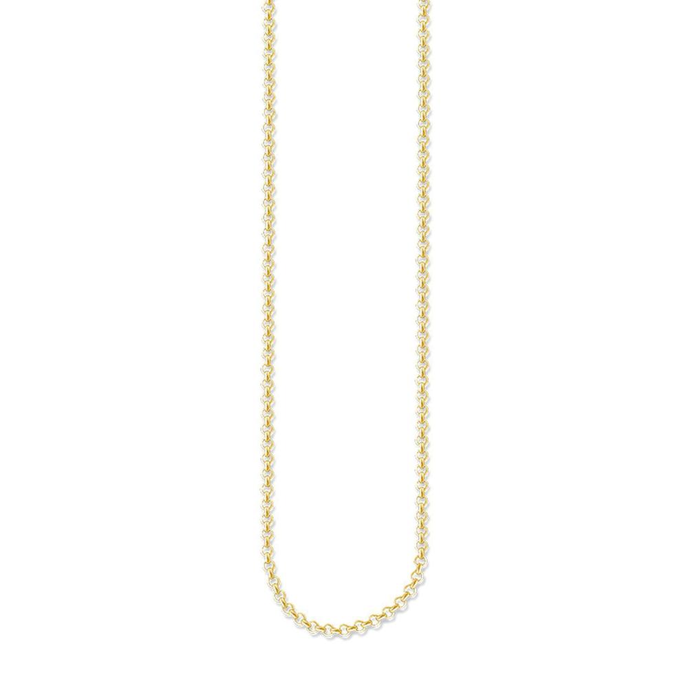 PLATED ROUND BELCHER NECKLACE