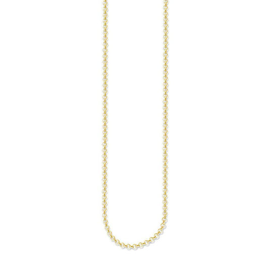 PLATED ROUND BELCHER NECKLACE