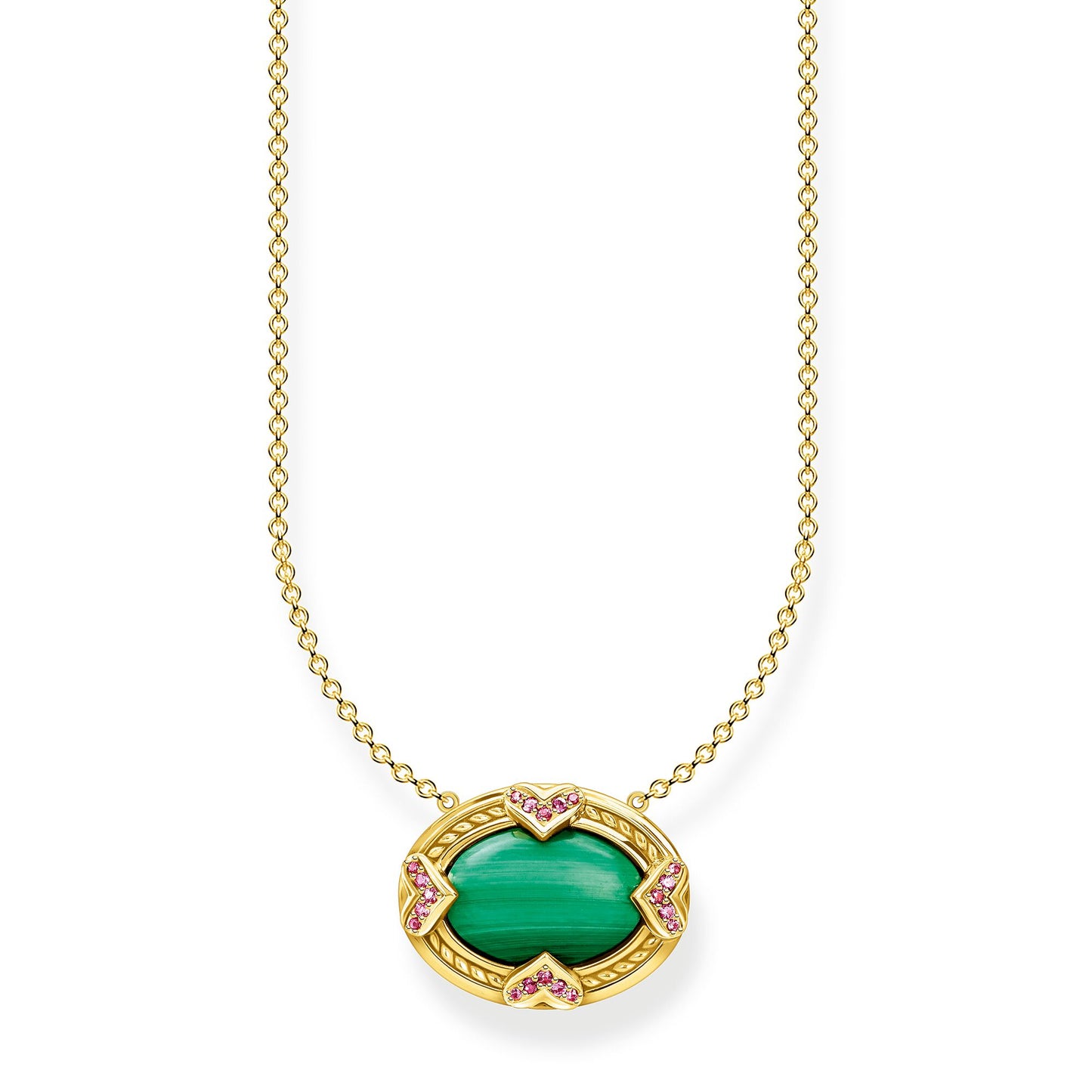 MAGIC GARDEN MALACHITE NECKLACE