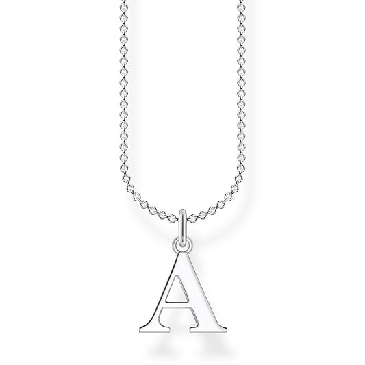 CHARMING COLLECTION LETTER 'A' NECKLACE 38-45CM