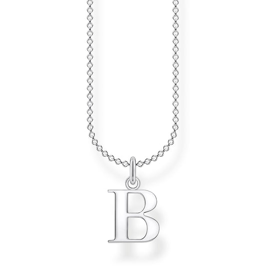 CHARMING COLLECTION LETTER 'B' NECKLACE 38-45CM