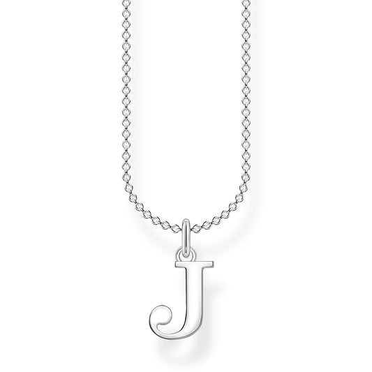 CHARMING COLLECTION LETTER 'J' NECKLACE 38-45CM