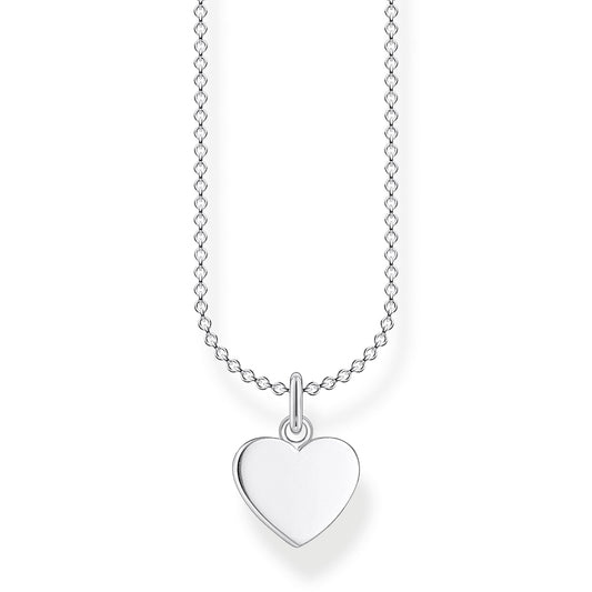 CHARMING COLLECTION LARGE HEART NECKLACE 38-45CM