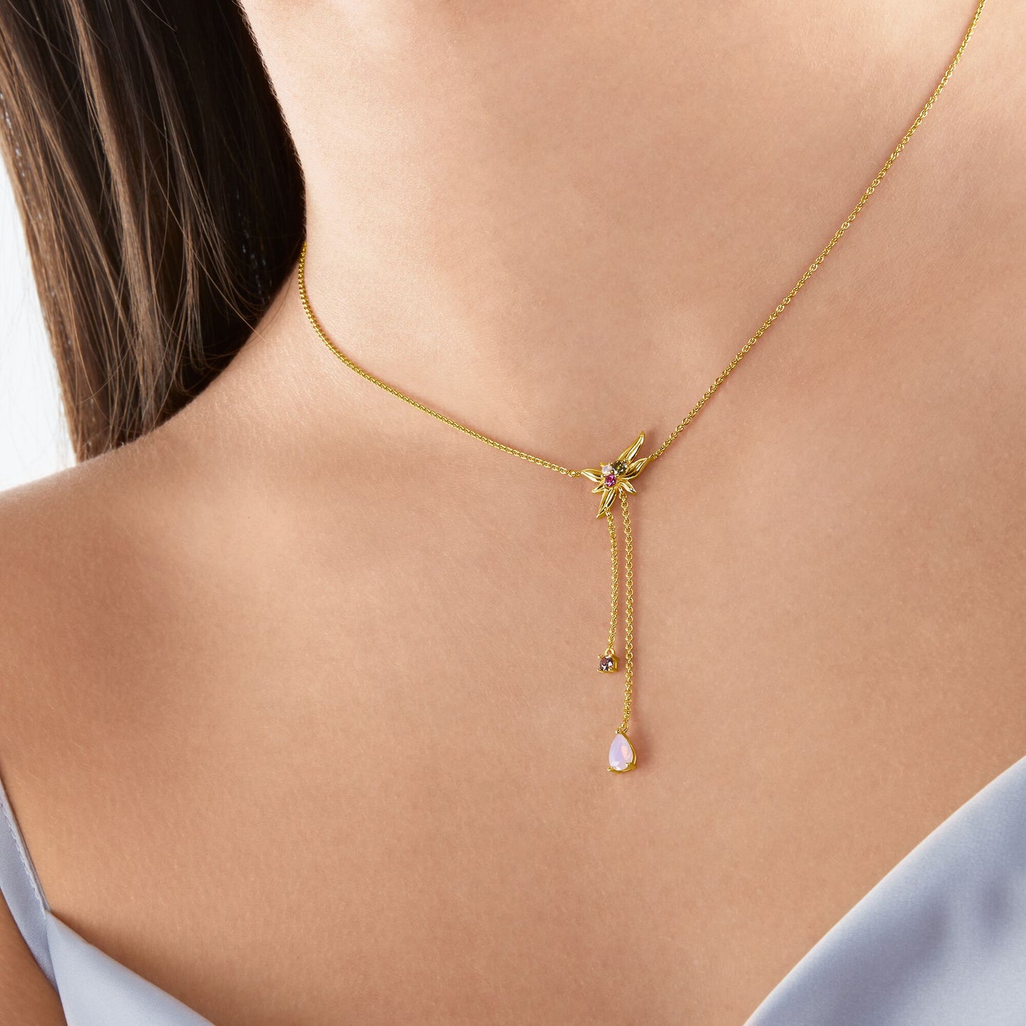 MAGIC GARDEN Y-SHAPE NECKLACE