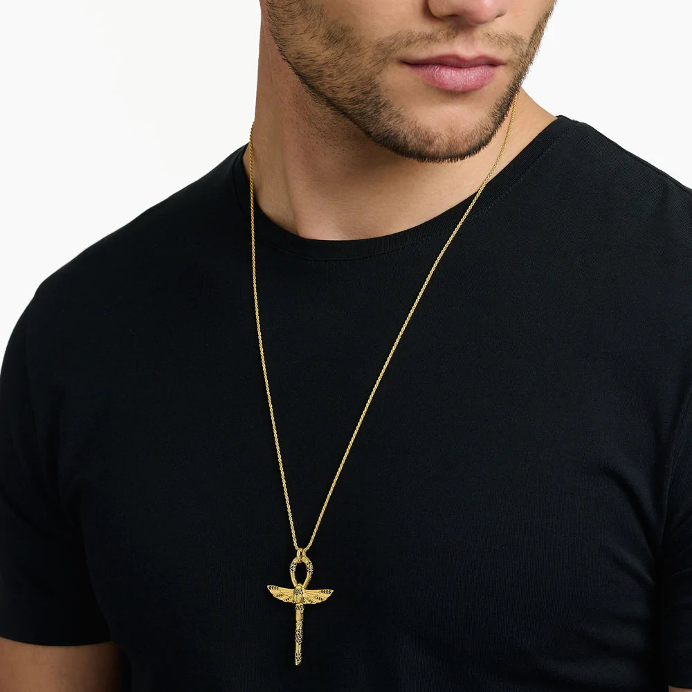 Gold egyptian cross on sale