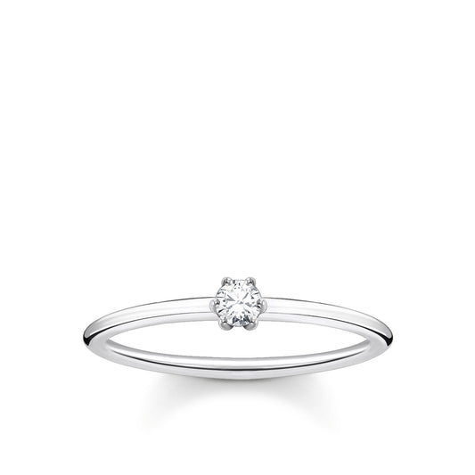 CHARMING COLLECTION FINE CLAW SET CZ RING