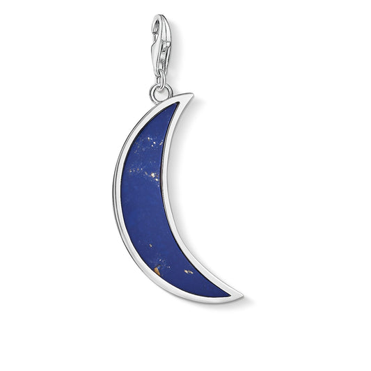 CHARM CLUB STERLING SILVER BLUE MOON CHARM PENDANT