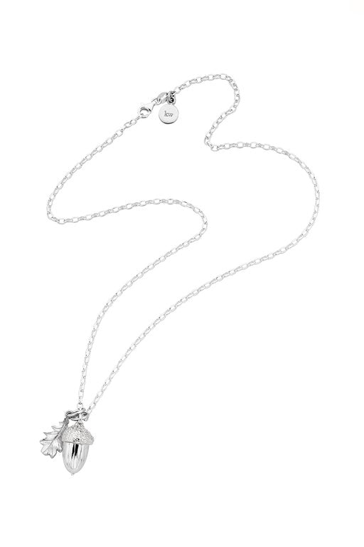 ACORN & LEAF PENDANT