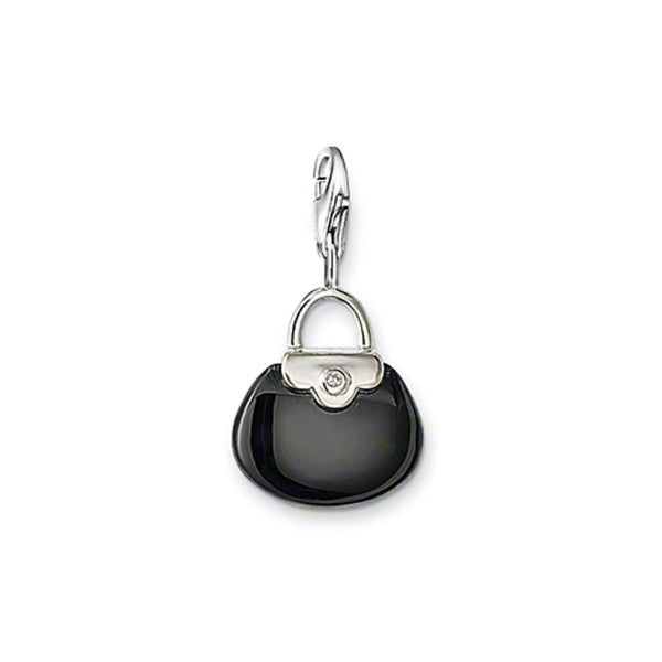 CHARM CLUB OBSIDIAN HANDBAG CHARM