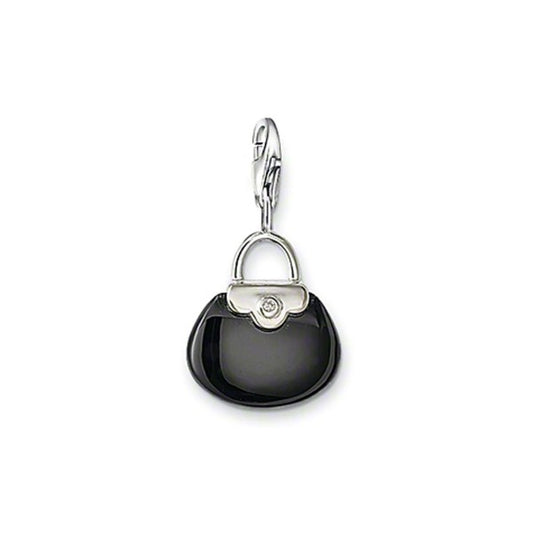 CHARM CLUB OBSIDIAN HANDBAG CHARM