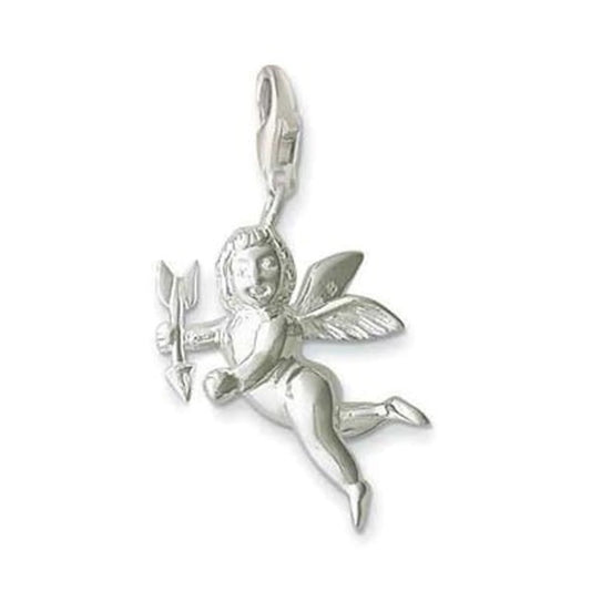 CHARM CLUB STERLING SILVER CUPID CHARM