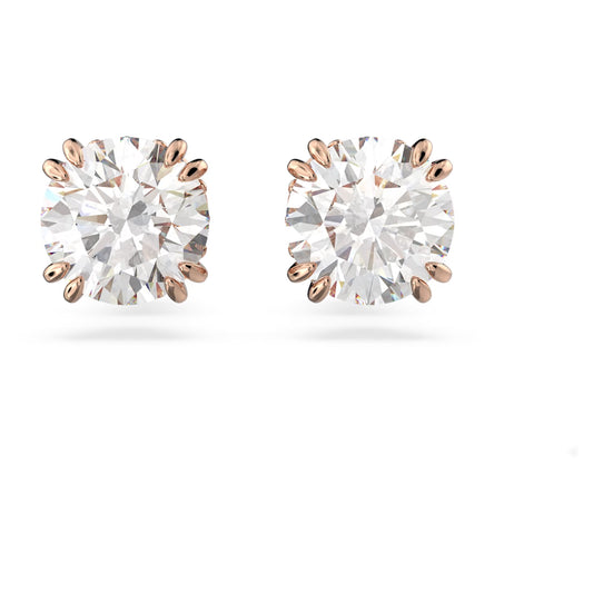 CONSTELLA EARRINGS - WHITE, ROSE-GOLD