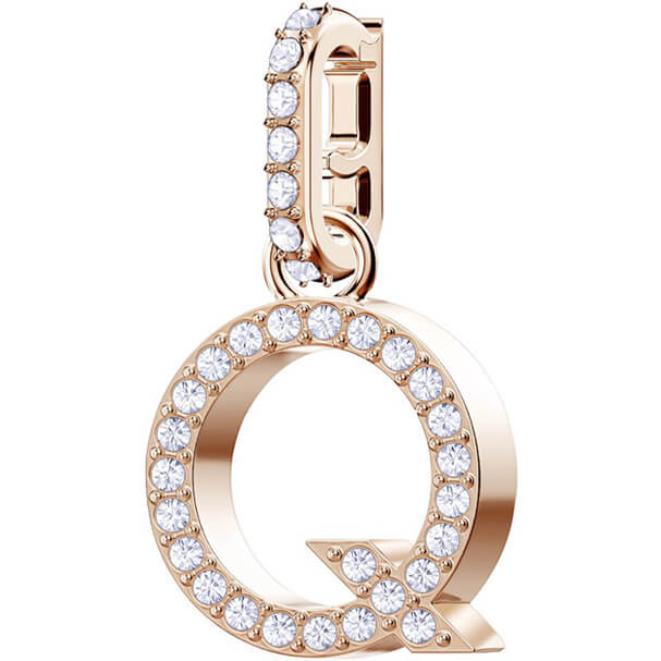 REMIX COLLECTION Q CHARM - ROSE-GOLD PLATING