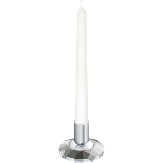 ALLURE CANDLEHOLDER - SILVER TONE