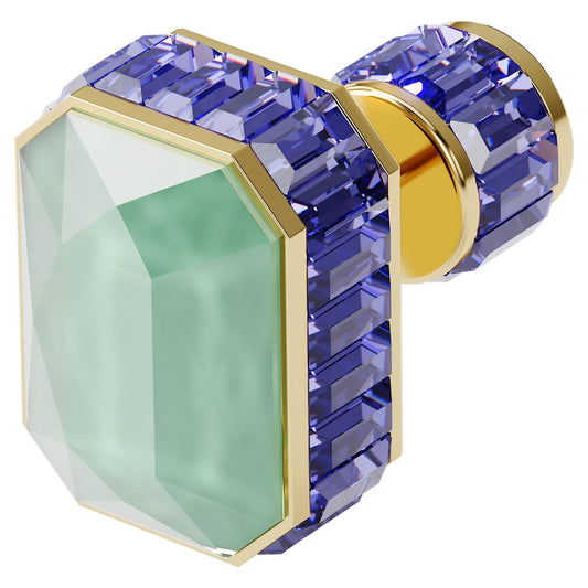 ORBITA OCTAGON EARRING SINGLE - MULTICOLOURED, GOLD