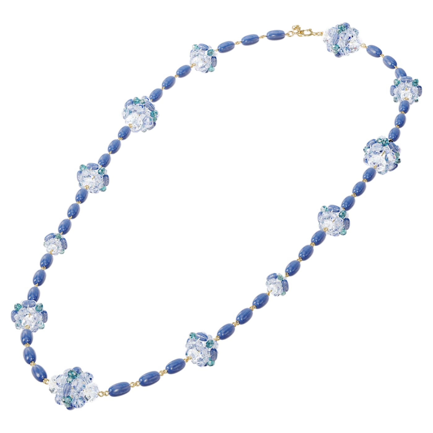 SOMNIA NECKLACE STRAND EXTRA LONG - BLUE, GOLD